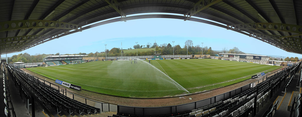 Download this Panorama Forest Green Rovers New Lawn Stadium picture