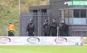 police presence at Barnet FC
